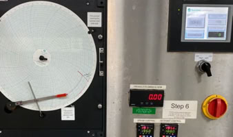 HTST flash pasteurization system at Nutrition Labs ensures microbial stability and shelf life